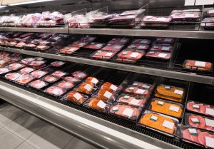 Meat Wholesale on Supermarket Shelves